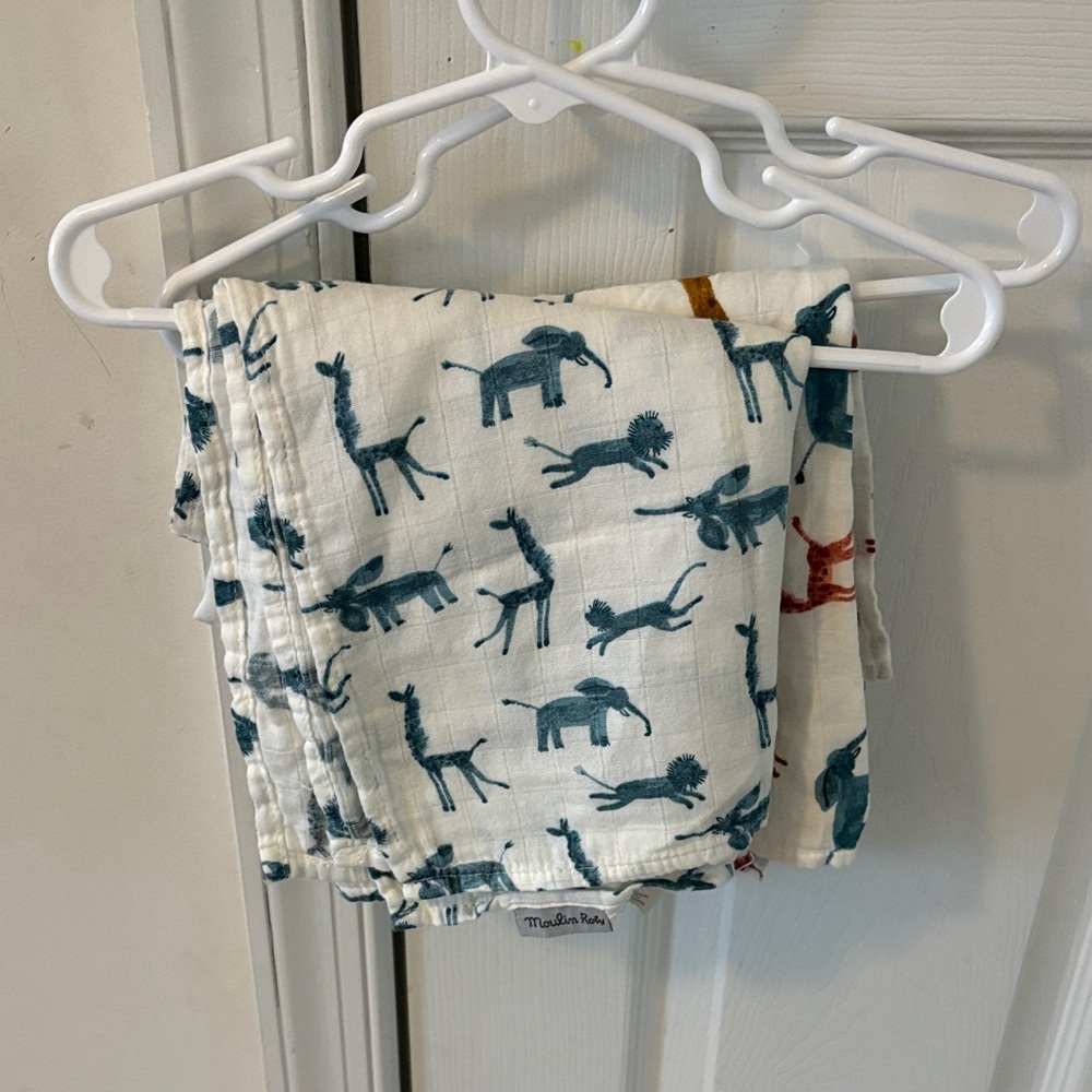 Moulin Roty BlanketBamboo/Organic Cotton Swaddle